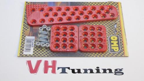 OMP OA/1020/R OMP Pedaalset (OA1020) aluminium gecoat Rood,, Auto diversen, Tuning en Styling, Ophalen of Verzenden