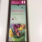 Birthday Calendar Flowers, Ophalen of Verzenden, Maandkalender, Nieuw