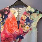 Ted Baker midi/maxi jurk licht blauw+ bloemen S (XS-S) 45568, Blauw, ., Ted Baker, Ophalen of Verzenden