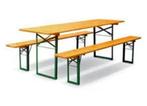 Bierset te huur - 8 personen, Tuin en Terras, Picknicktafels, Ophalen, Gebruikt, Inklapbaar, Rechthoekig