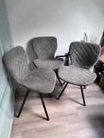 5 Lucca Eetkamerstoelen van Kwantum, Ophalen, Gebruikt, Vijf, Zes of meer stoelen, Stof