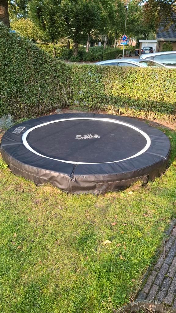 Salta Trampoline 244 Inground - Perfect voor de tuin!, Kinderen en Baby's, Speelgoed | Buiten | Trampolines, Zo goed als nieuw