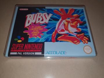 Bubsy SNES Game Case beschikbaar voor biedingen