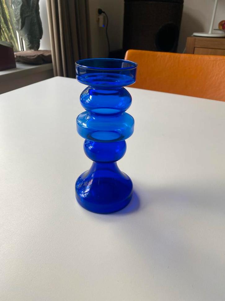 Blauwe Bollenvaas Ingrid Gläser Helena Tynell Design Vaasje, Antiek en Kunst, Antiek | Vazen, Ophalen of Verzenden