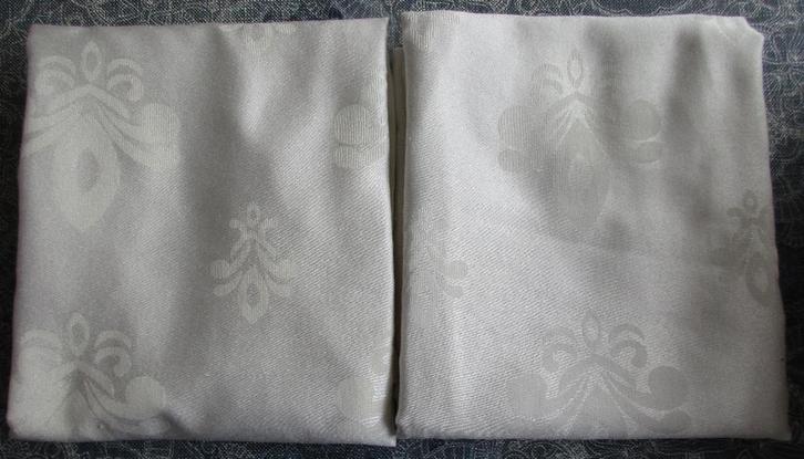 dekbedovertrek creme met franse lelie -2,15 x 2,30 m, Huis en Inrichting, Slaapkamer | Beddengoed, Zo goed als nieuw, Deken of Dekbed