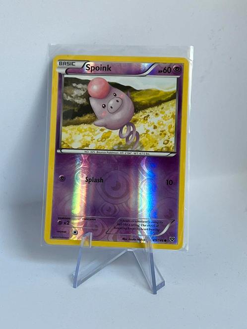 Pokémon - Spoink, Hobby en Vrije tijd, Verzamelkaartspellen | Pokémon, Zo goed als nieuw, Losse kaart, Verzenden