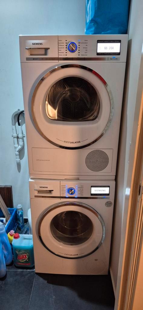 Siemens wasmachine en warmtepomp droger, Witgoed en Apparatuur, Wasmachines, 6 tot 8 kg, 85 tot 90 cm, 1600 toeren of meer, Ophalen of Verzenden