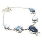 Dendriet Opaal, Ketting, Verzenden, Wit, Nieuw, Met edelsteen