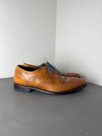Floris van bommel heren veterschoenen maat 7.5, Bruin, Floris van Bommel, Ophalen of Verzenden, Zo goed als nieuw