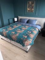 Karlsson boxspring, Ophalen, Gebruikt, Grijs, Tweepersoons