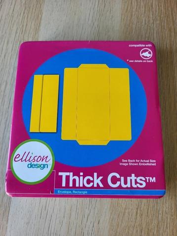 Ellison Design Thick Cuts Envelope Rectangle beschikbaar voor biedingen
