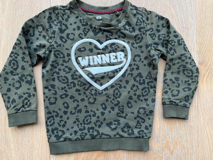 Panterprint trui WE mt 98/104 netjes, Kinderen en Baby's, Kinderkleding | Maat 98, Gebruikt, Meisje, Trui of Vest, Ophalen of Verzenden