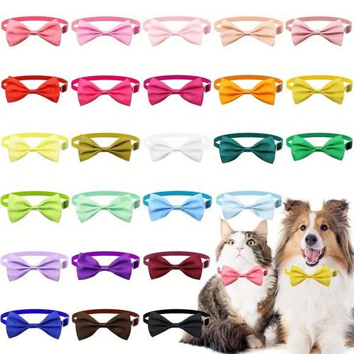 Poezenstrikjes met verstelbare sluiting in talloze kleuren, Dieren en Toebehoren, Katten-accessoires, Nieuw, Ophalen of Verzenden