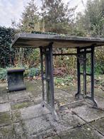 tuintafel, Ophalen, Gebruikt, Rechthoekig, Metaal
