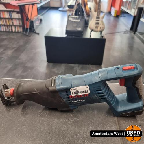 Bosch GSA 18 V-LI Accu Reciprozaag | Nette staat, Doe-het-zelf en Verbouw, Gereedschap | Zaagmachines, Zo goed als nieuw