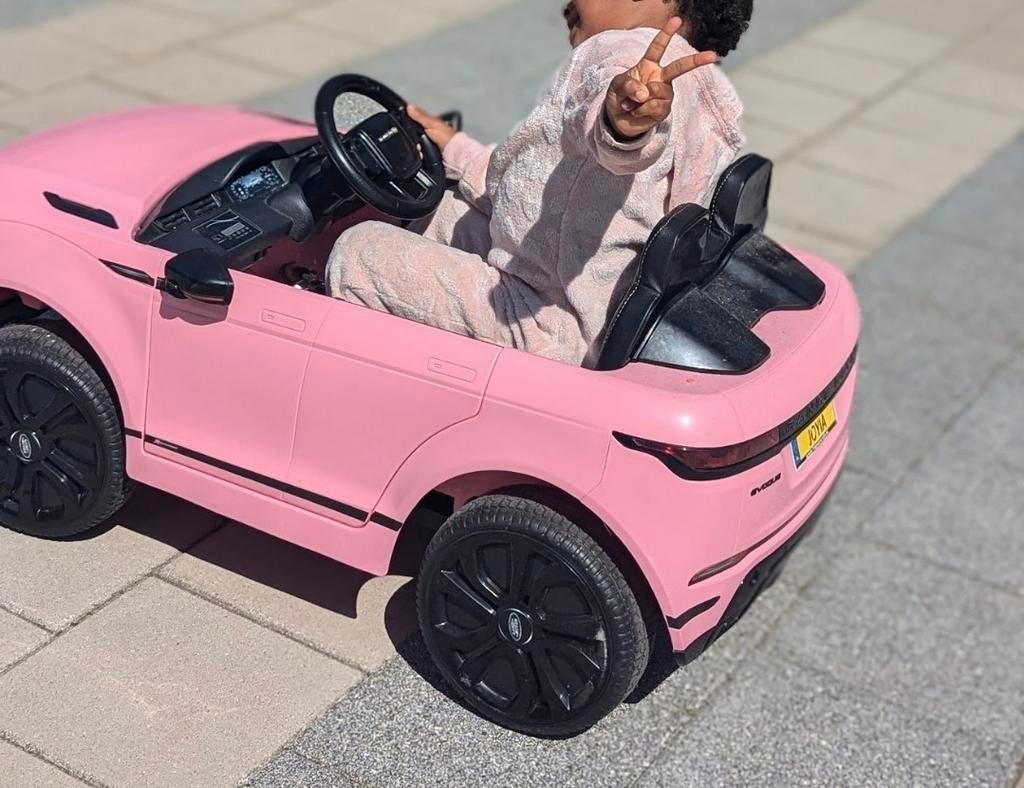 Roze Range Rover bestuurbare auto, Kinderen en Baby's, Speelgoed | Buiten | Accuvoertuigen, Ophalen of Verzenden, Gebruikt
