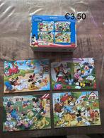 4 micky mouse puzzels, Ophalen of Verzenden, 10 tot 50 stukjes, Gebruikt, 2 tot 4 jaar
