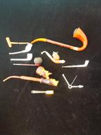 Bijzondere Collectie 6 Vintage  Rookpijpen pijp Manchetpijp, Ophalen of Verzenden, Gebruikt, (Water)pijp