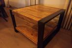 Salontafel vierkant mango, Huis en Inrichting, Tafels | Salontafels, Ophalen, Vierkant, 50 tot 100 cm, Zo goed als nieuw