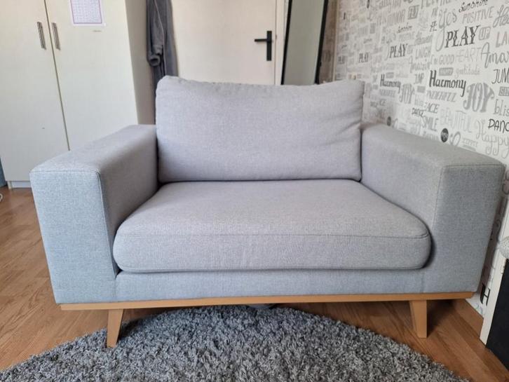 Loveseat, Huis en Inrichting, Banken | Sofa's en Chaises Longues, Zo goed als nieuw, Tweepersoons, Minder dan 150 cm, 75 tot 100 cm