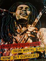 2 posters Bob Marley, Verzamelen, Posters, Ophalen of Verzenden, Zo goed als nieuw, Rechthoekig Staand, Muziek