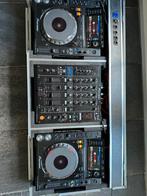 Pioneer cdj 2000 nexus + Djm 900 nexus + flightcase, Ophalen of Verzenden, Pioneer, Zo goed als nieuw