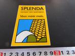 sticker splenda snijmais van barenbrug voor méér mais, Ophalen, Zo goed als nieuw, Bedrijf of Vereniging
