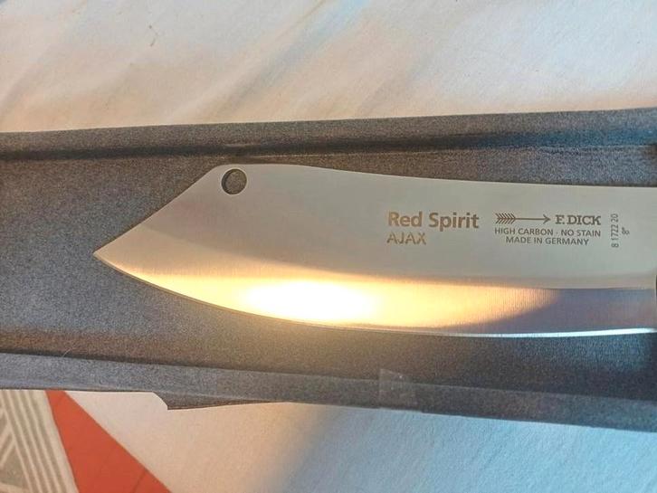 Red Spirit E. Dick Hakmes - Nieuwstaat AJAX, Huis en Inrichting, Keuken | Bestek, Nieuw, Los bestek, Rvs of Chroom, Vaatwasserbestendig