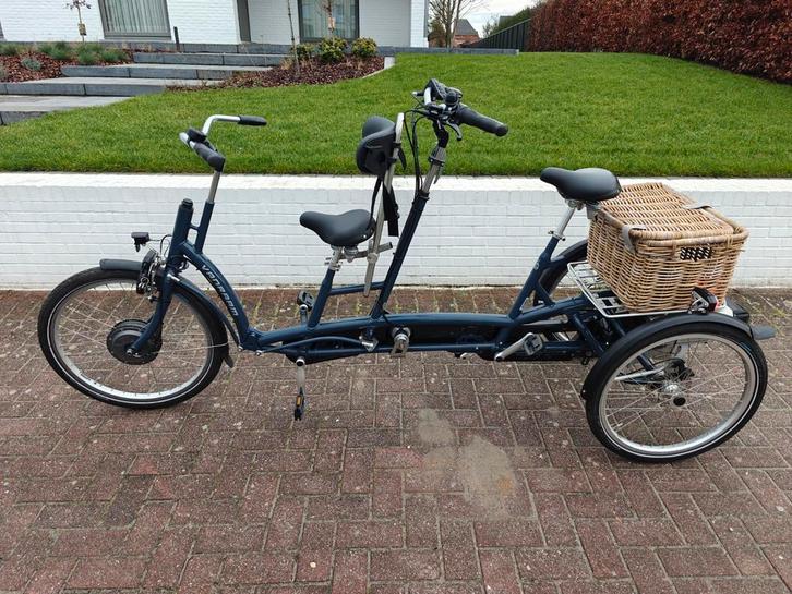Van Raam Twinny Plus besturing achter ouder/kind tandem, Fietsen en Brommers, Fietsen | Tandems, Minder dan 10 versnellingen, Minder dan 49 cm