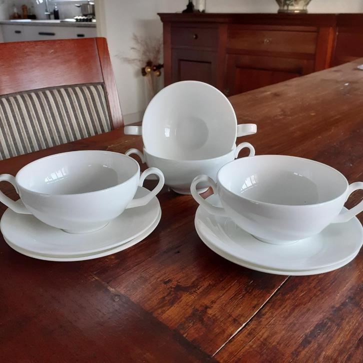 Wedgwood SOLAR Bone China  Soepkop en schotels, Huis en Inrichting, Keuken | Servies, Zo goed als nieuw, Kom(men), Wedgwood, Porselein