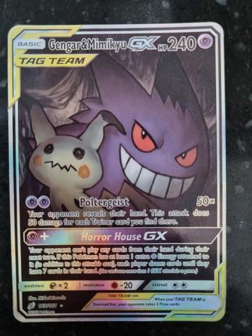 Pokemon Team Up
Gengar & Mimikyu GX #165 beschikbaar voor biedingen