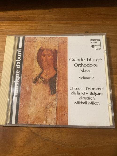 Grande Liturgie Orthodox Slave - Volume 2 (Choeurs 'd Hommes, Cd's en Dvd's, Cd's | Klassiek, Zo goed als nieuw, Vocaal, Verzenden