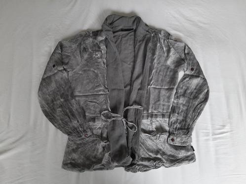 Grijs bloes-jasje, Maat M, Didi, Kleding | Dames, Blouses en Tunieken, Gedragen, Maat 38/40 (M), Grijs, Ophalen of Verzenden