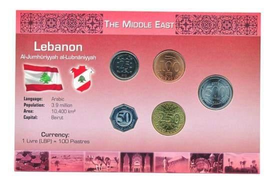 Libanon Muntset Livre, Postzegels en Munten, Munten | Azië, Ophalen of Verzenden, Midden-Oosten, Setje
