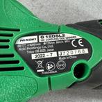 Hikoki G18DSL2 Haakse slijper | 2022 | Accu+lader | 385381, Ophalen of Verzenden, Zo goed als nieuw, Haakse handslijpmachine
