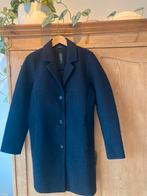 Langerchen wollen jas - Maat M - Nieuw, Kleding | Dames, Jassen | Winter, Ophalen of Verzenden, Nieuw, Maat 38/40 (M), Zwart