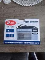 Nieuwe 3 Bands Radio met USB/SD/TF, Ophalen of Verzenden, Nieuw, Radio