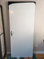 Binnendeur opdek wit, Doe-het-zelf en Verbouw, Deuren en Horren, 80 tot 100 cm, Gebruikt, Ophalen of Verzenden, 200 tot 215 cm