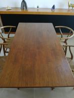 CH24 wishbone chairs 1968  | Andreas Tuck AT303 tafel 1968, Huis en Inrichting, Stoelen, Ophalen, Bruin, Vier, Hout