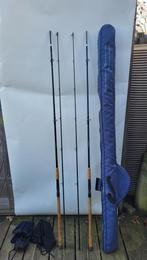 2 Peter vd Willik competition 390 feeders, Watersport en Boten, Ophalen, Zo goed als nieuw, Werphengel