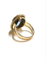 14k gouden ring met een topaas, -, -, Ophalen of Verzenden, Zo goed als nieuw