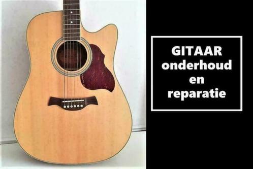 Gitaaronderhoud & reparatie tegen zeer aantrekkelijk tarief, Muziek en Instrumenten, Instrumenten | Onderdelen, Zo goed als nieuw