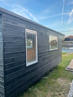 gebouwde pipowagen – geïsoleerd, dubbel glas & elektra, Doe-het-zelf en Verbouw, Bouwketen en Schaftketen, Ophalen, Zo goed als nieuw