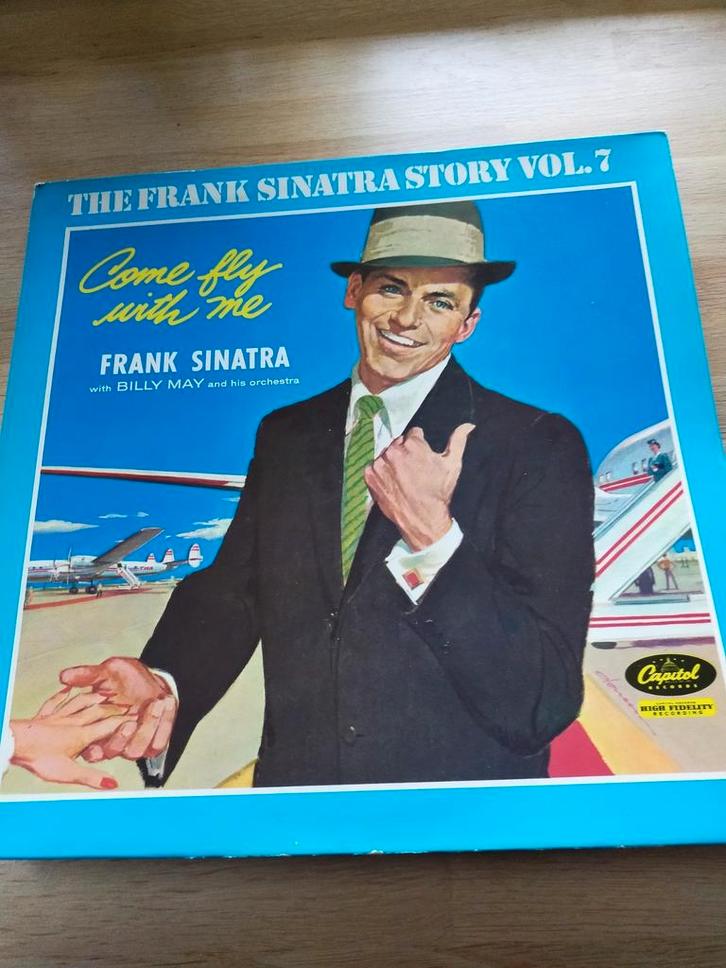 Frank Sinatra , come fly with me, Cd's en Dvd's, Vinyl | Jazz en Blues, Zo goed als nieuw, Blues, 1960 tot 1980, Overige formaten
