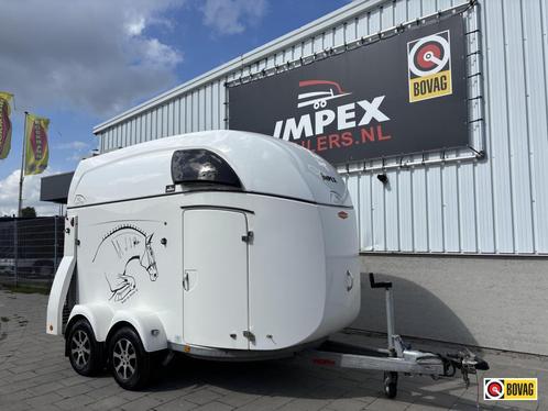 Bij Impex Bockmann Big Master 2-paards poly alu bodem zadelk, Auto diversen, Aanhangers en Bagagewagens, Gebruikt