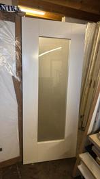 Opdek paneeldeur 83x201.5 cm rechtshangend melkglas nr 644