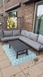 Loungeset intratuin anthraciet, Ophalen of Verzenden, Zo goed als nieuw, Aluminium