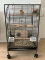 Dwergpapagaai 3 keer, Ophalen of Verzenden, Zo goed als nieuw, Aluminium, Vogelkooi