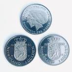 Herdenkingsmunten Kroning 1980 (3 guldens), Ophalen of Verzenden, Koningin Beatrix, 1 gulden, Losse munt