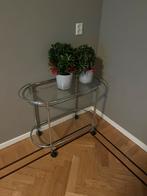 Eileen gray tafeltje, Gebruikt, Overige typen, Ophalen of Verzenden, Glas